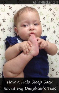 How a Halo Sleep Sack saved my daughter's toes