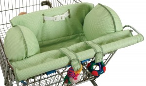 Leachco shopping cart cover with pillows for unstable sitters