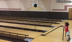 Inclusive bowling ramp