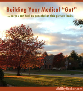 building your medical gut