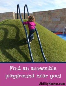 Find Accessible Playgrounds near you for disabled kids