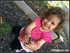 Two hand activities - gardening and digging in dirt